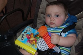 Мама, как же мне надоело фотографироваться.  6 месяцев.