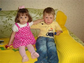 С другом Вовой