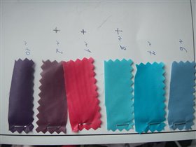 образцы тканей цвета
