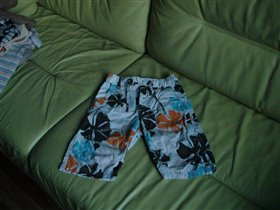 Бермуды, H&M, 104 рост, 100% хлопок, 199 руб.