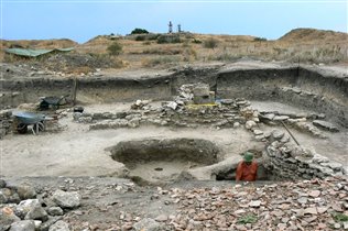 раскопки древнегреческого поселения