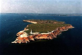 остров Березань в Черном море