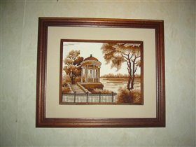 вышивка моя. есть еще такая же с мельницей.