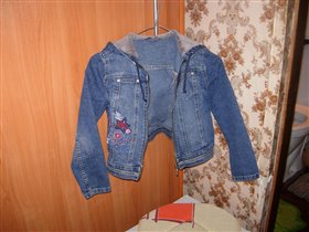 Джинсовая куртка 110-122 300 р