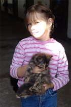 Аринка и котенок