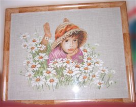 Lanarte 34919 Little Girl In A Field Of Flowers 
