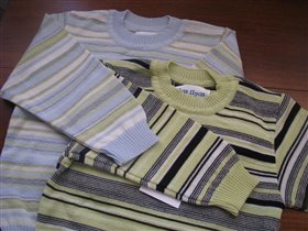 ЖИВОЕ ФОТО 'Лексус'джемпер(голуб,салатовый)