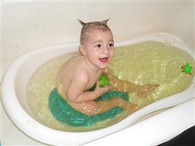 чертёнок в ванночке