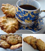 печенье миндальные черепицы (Tuiles aux Amandes)