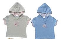 Футболка V-baby голубая