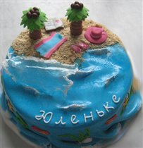 Торт 'Пляж'