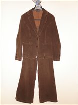 Джинсовый коричневый костюм р-р 40 (евр) на наш 48