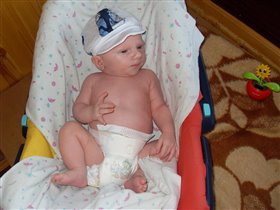 времена смога. мы на даче. нам месяц