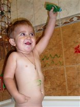 Рисуем в ванной: взмах волшебной баночки