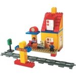 lego железнодорожная станция арт 3778