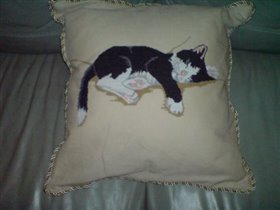 Подушка с котом