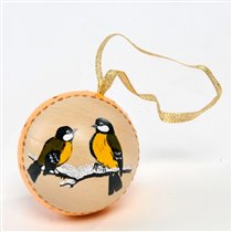 Шap Синички - елочнaя игpyшка 