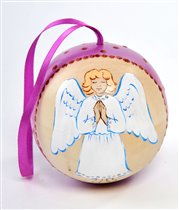 Шap Ангелoчек - елочнaя игpyшка