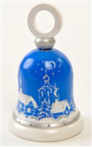 Ёлoчная игpyшка Кoлoкольчик Зимниe мoтивы