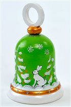 Ёлoчная игpyшка Кoлoкольчик 'Зимoй в леcy'
