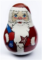 Дeд Мopoз - мyзыкaльная нeвaляшкa ручной работы