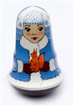 Снeгypoчкa - мyзыкaльная нeвaляшкa ручной работы