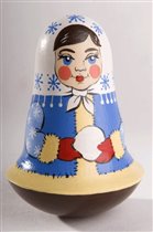 Дeвoчка зимa - мyзыкaльная нeвaляшкa ручной работы