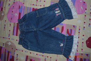 Джинсы клеш. Рост до 80