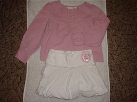 кофта НМ и юбка борн р.104