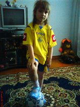 Фуболистка