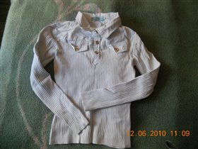 Школьная блузка -лапша  100% хлопок