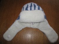 шапка зимняя унисекс,на липучке, шерсть