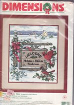 08524 Holiday Welcome Sign