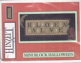 Hinzeit Mini block halloween