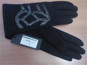 перчатки DD, черные, 7-ка