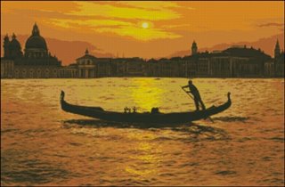 Золотой закат в Венеции