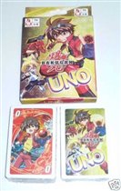 карты Уно с отчаянными бойцами бакуган