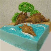 Торт Динозавры