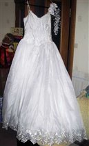 Свадебное платье (размер - 42-46, рост до 180)