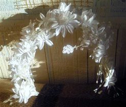 Венок свадебный (украшение к фате)