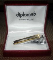 НОВЫЙ зажим для галстука DIPLOMAT Capetown