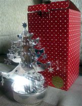 Роскошная музыкальная шкатулка 'Елочка'