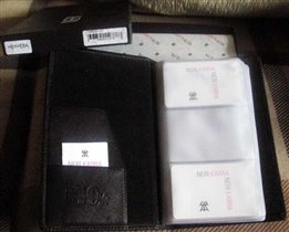 НОВАЯ кожаная визитница NERI KARRA