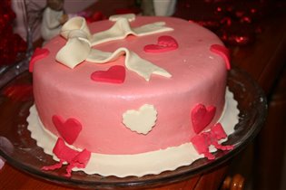 Валентинистый торт