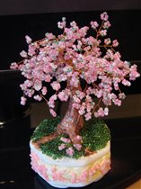 сакура бисерная