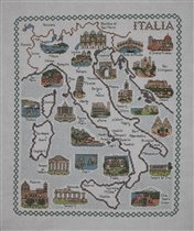 Карта Италии от Classic Embroidery