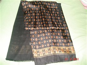 Павлово-Посад  шерсть-шелк кашне муж.новый