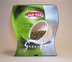 Чай 'Джаф' зеленый 'Ган Паудер ' фигур. пачка 100г