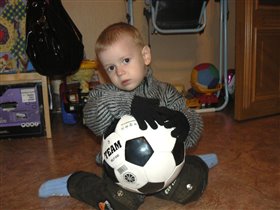 Будущий футболист!