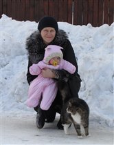 С бабушкой и котом Василием в Салтыковке